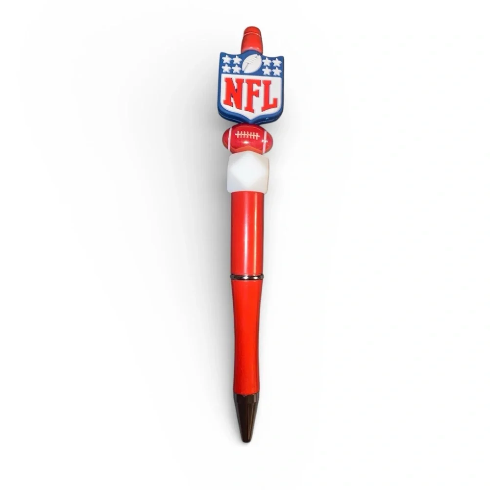 Football Red and White Pen